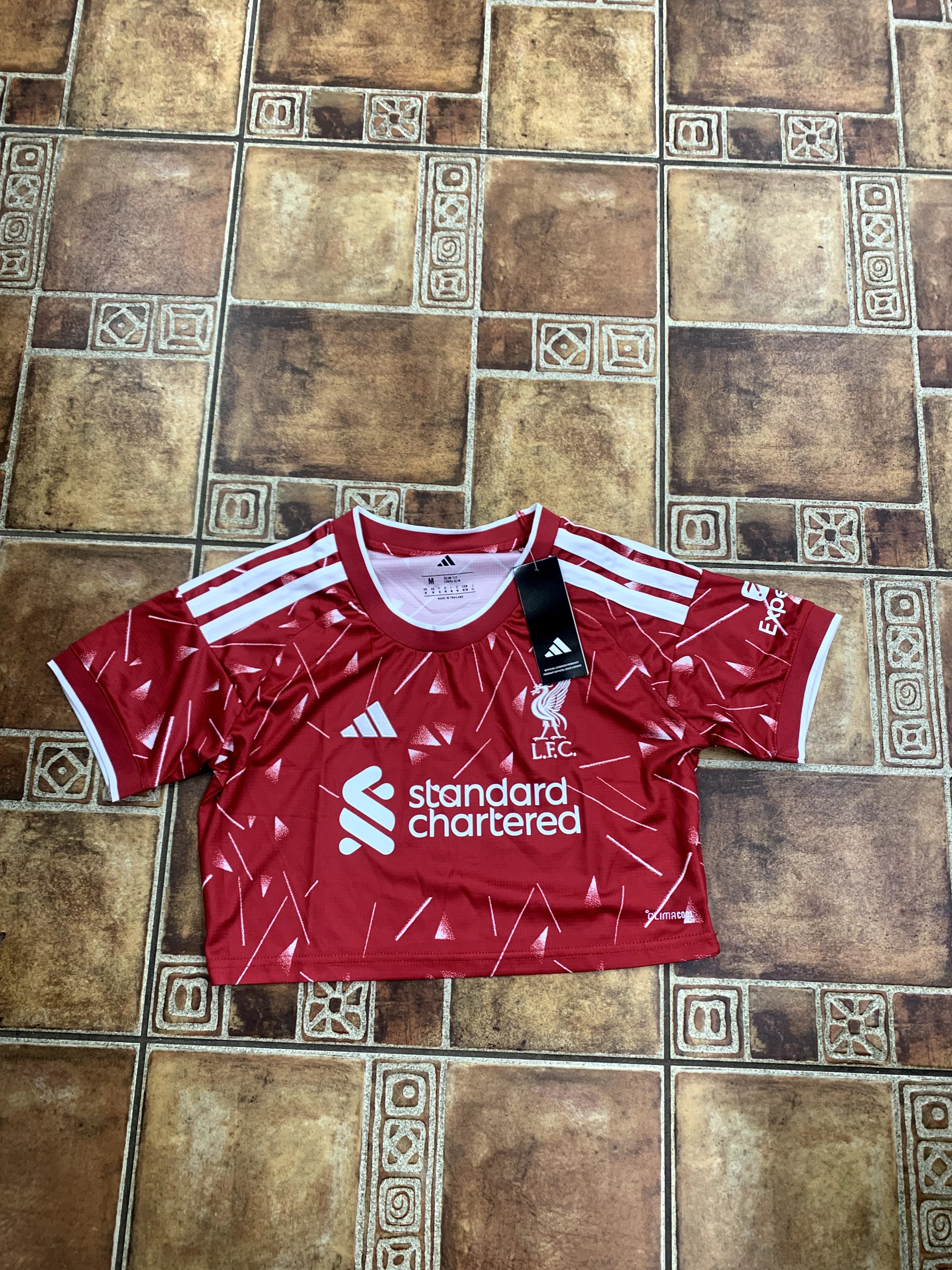 Adidas Liverpool 2026/27 Women's Cropped Jersey Size M